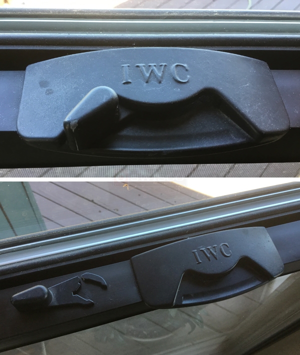 User submitted photos of window hardware.