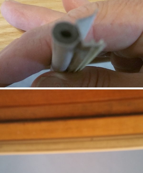 User submitted photos of weatherstripping.