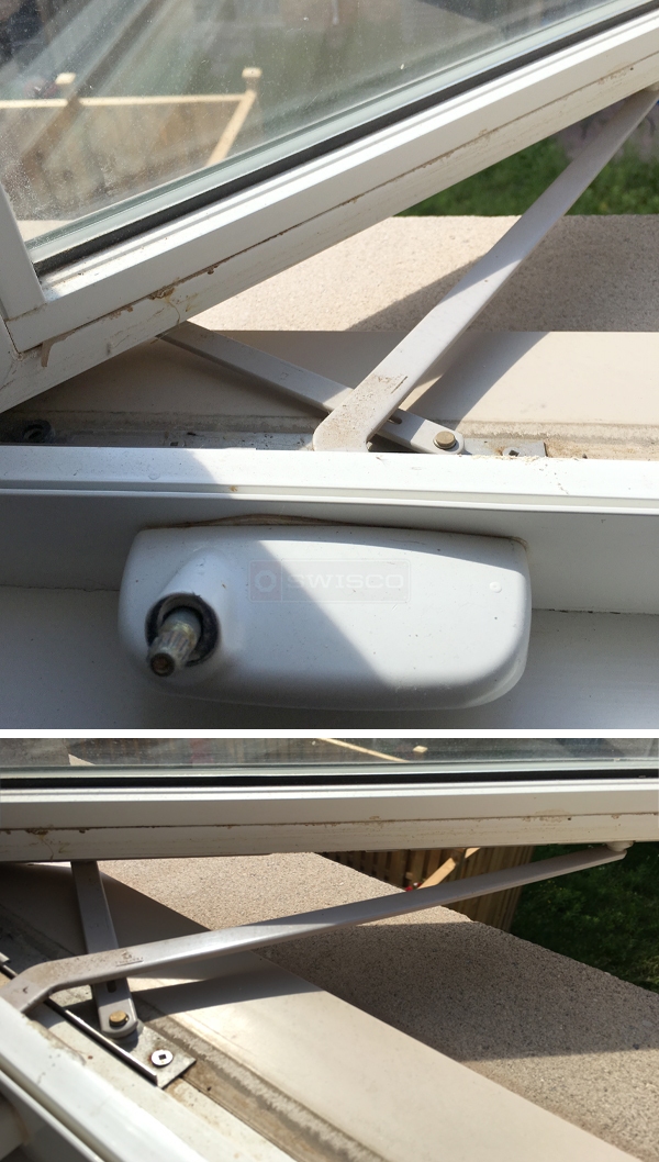 User submitted photos of a window operator.