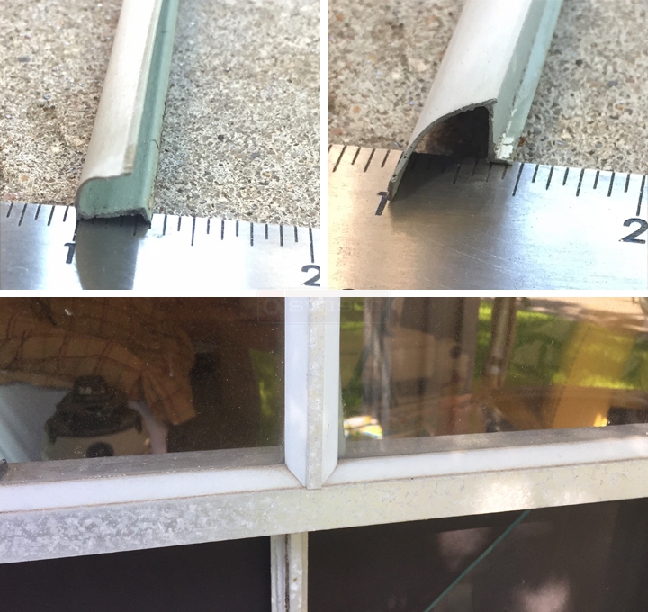 User submitted photos of snap-in glazing.