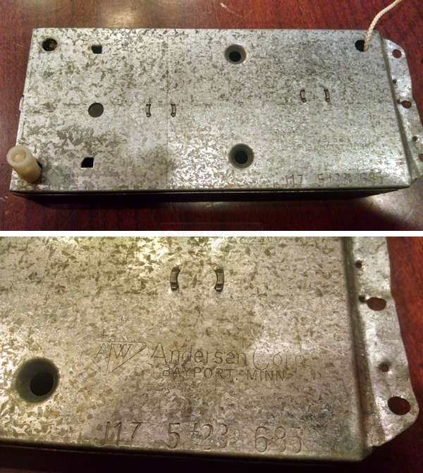 User submitted photos of a window balance.