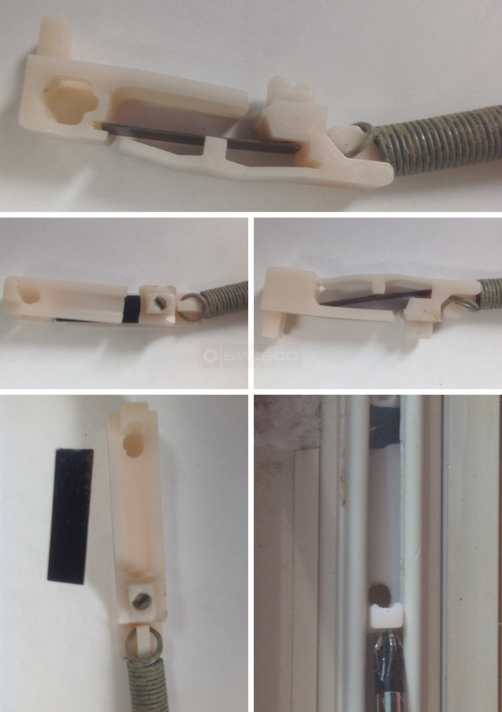 User submitted photos of a window balance.