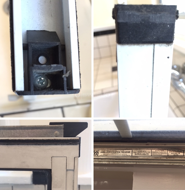 User submitted photos of window hardware.