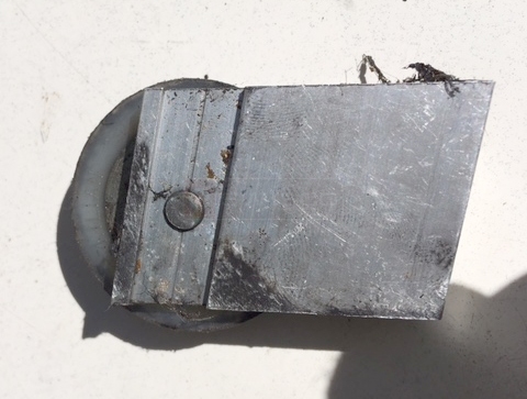 User submitted a photo of a patio door roller.