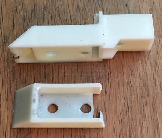 User submitted photos of a top sash guide.