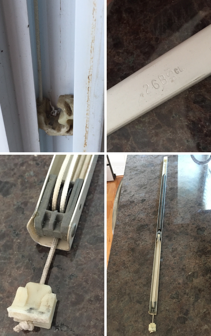 User submitted photos of a window balance.