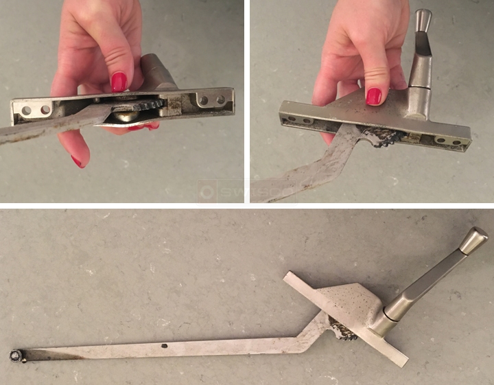 User submitted photos of a window operator.