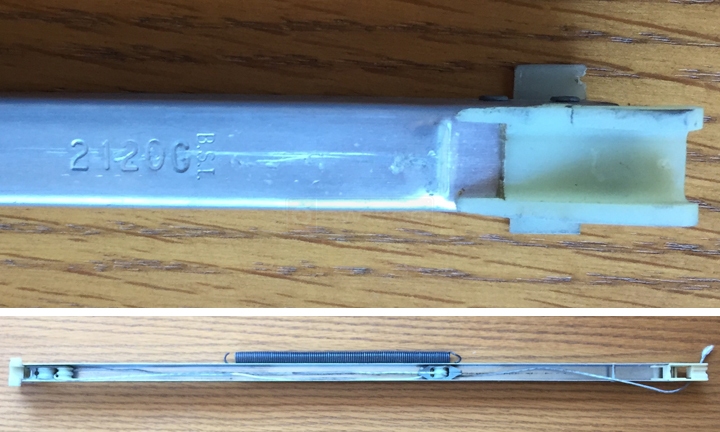 User submitted photos of a window balance.