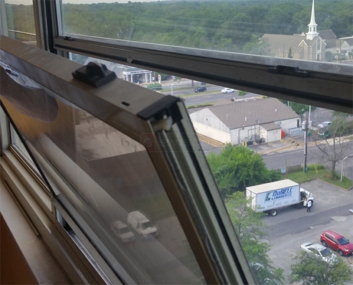 Window balance separate white piece