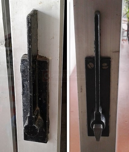 Patio door lock