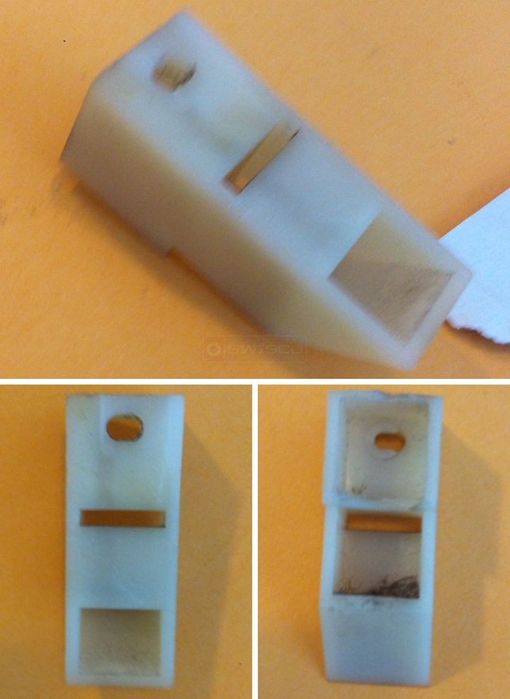 User submitted photos of a top sash guide.