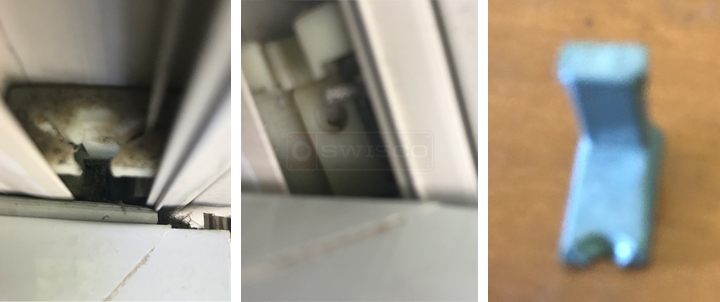 User submitted photos of window hardware.