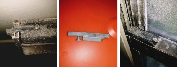 User submitted photos of window hardware.