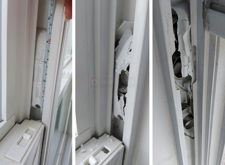User submitted photos of a window balance.
