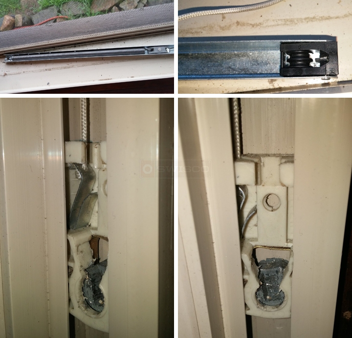 User submitted photos of window hardware.