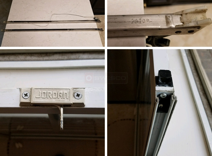 User submitted photos of window hardware.