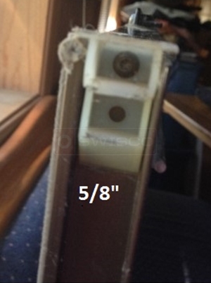 User submitted photos of a top sash guide.
