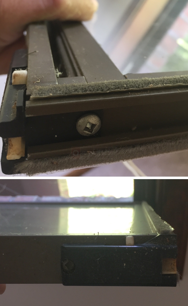 User submitted photos of window hardware.