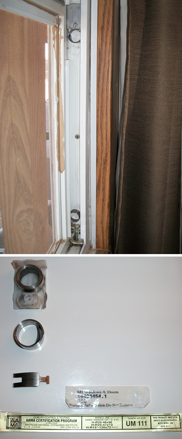 User submitted photos of a window balance.
