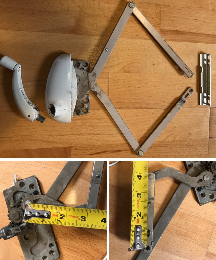 User submitted photos of a window operator.