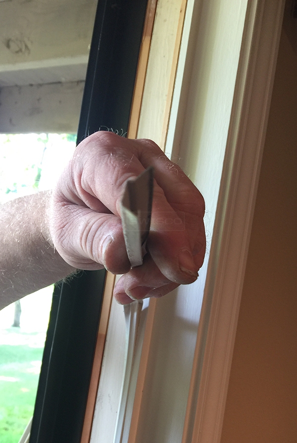 User submitted photos of patio door hardware.