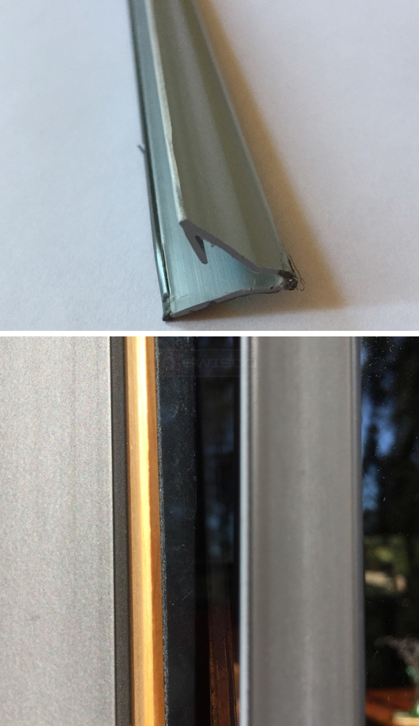 User submitted photos of a glazing bead.