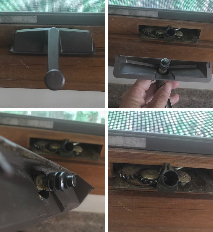 User submitted photos of a window operator.