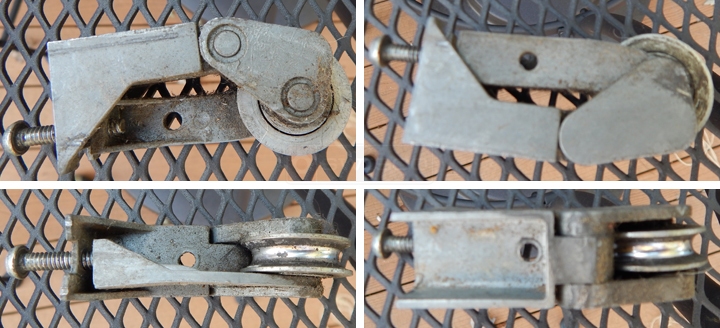User submitted photos of a patio door roller.