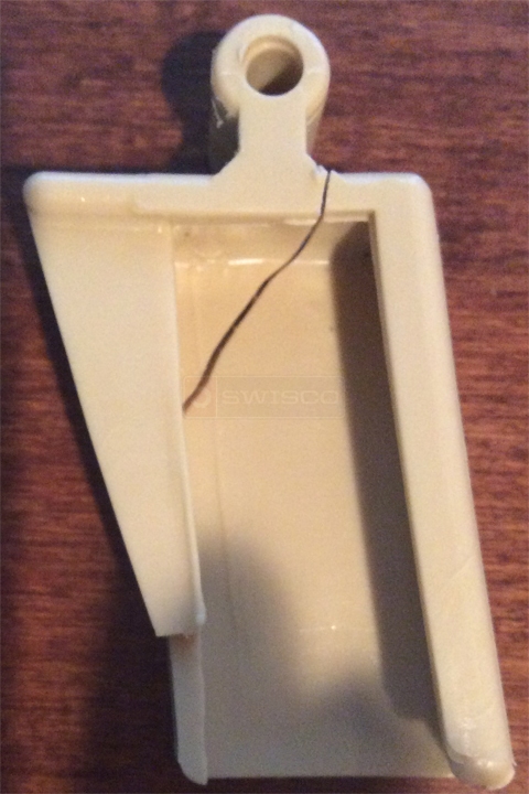 Brocken rear mount socket