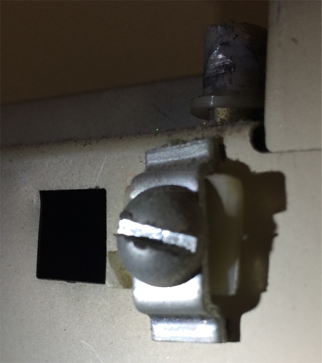 Closet door pins