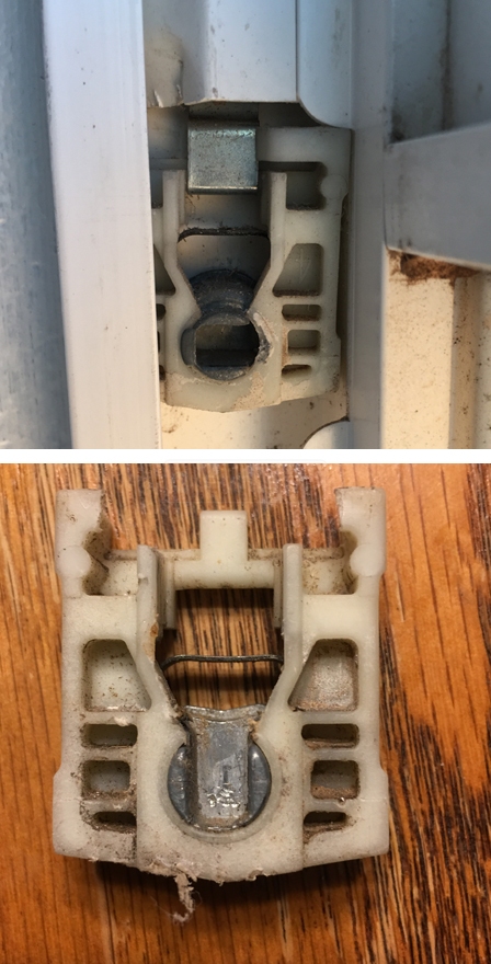 Window track piece