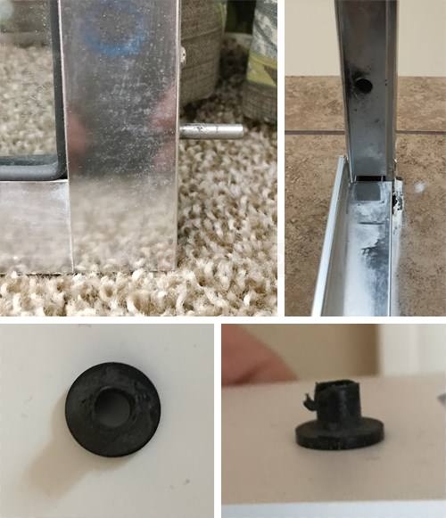 Shower door bushing