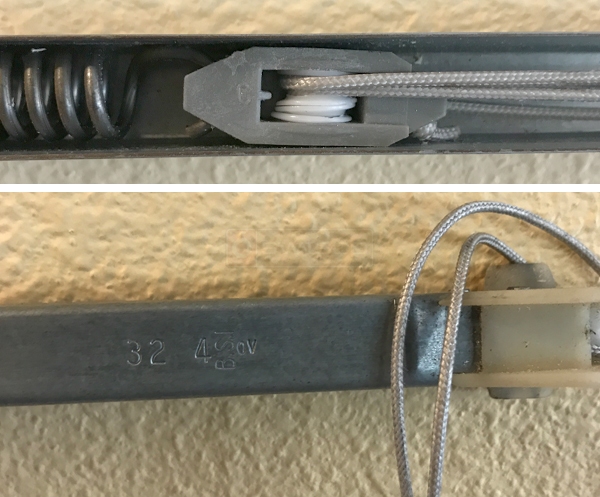 User submitted photos of a window balance.