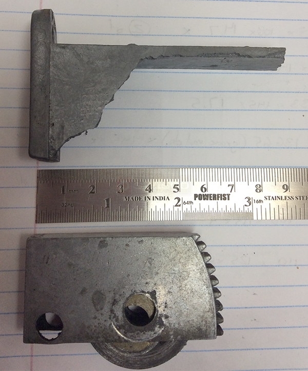 User submitted a photo of a patio door roller.