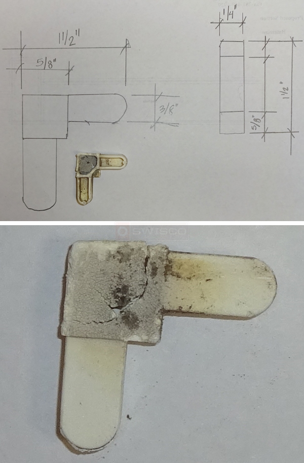 User submitted photos of a screen corner.