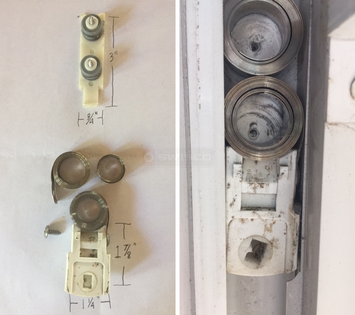 User submitted photos of a window balance.