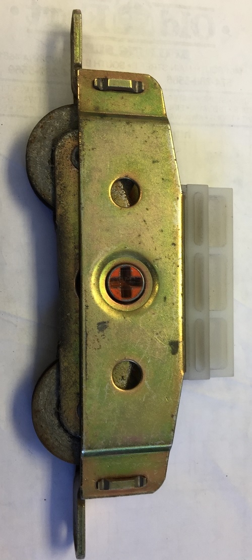 Gliding patio door rollers