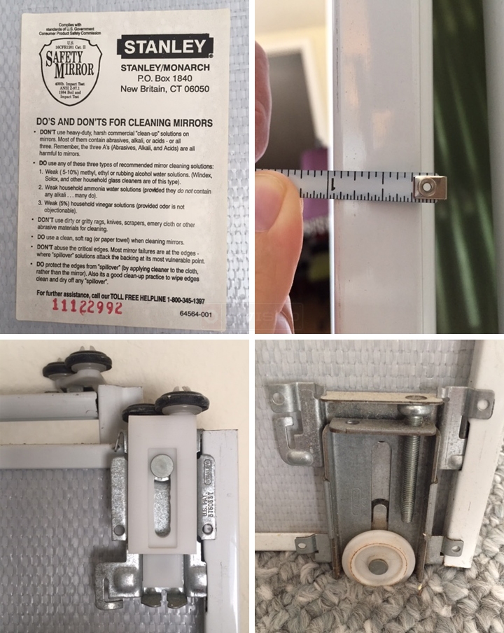 Need Bottom Track for 72" Stanley Closet Doors