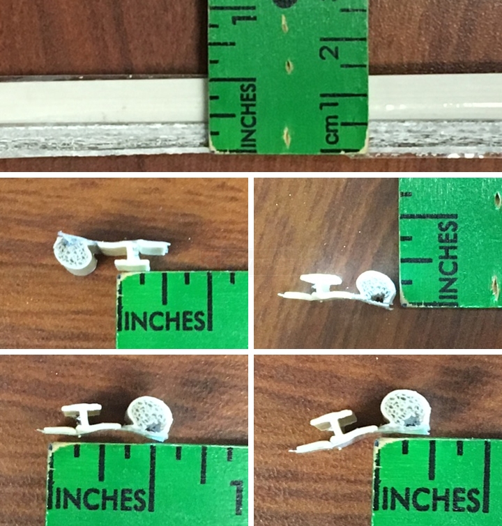 User submitted photos of weatherstripping.