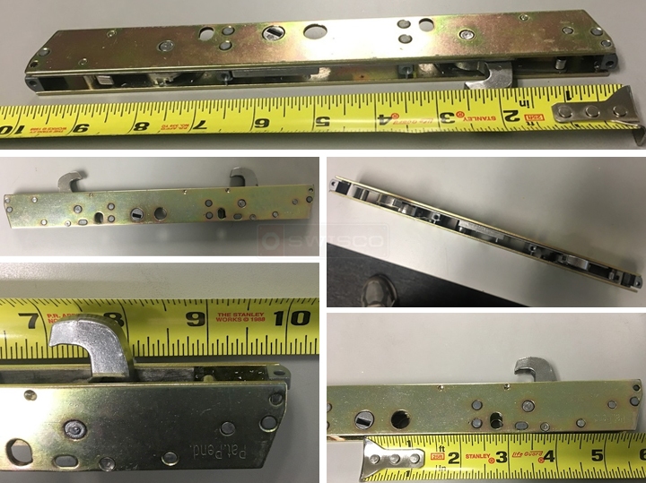 User submitted photos of patio door hardware.
