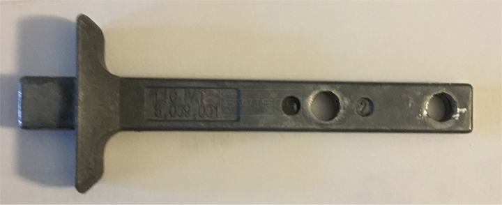 Pivot bar for Reynolds Renovator Window installed in 1997.
