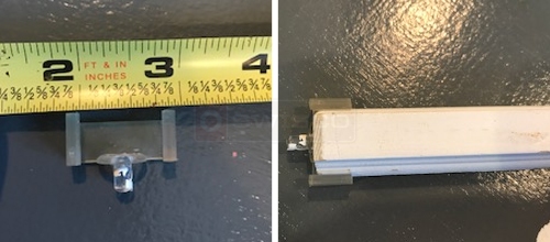 User submitted photos of a grille clip.