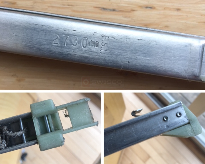 User submitted photos of a window balance.