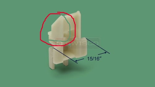 Correct top shoe for model S380 of channel balance