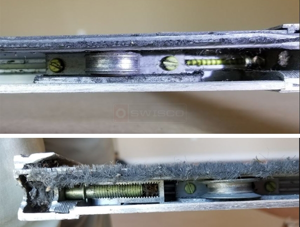 Patio door rollers