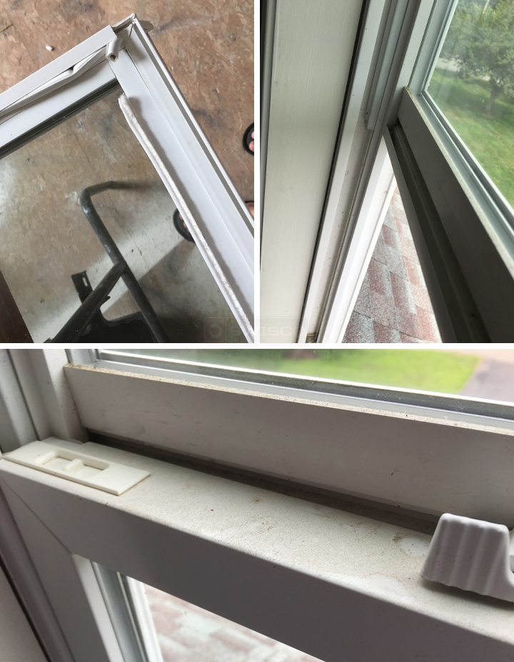 User submitted photos of window hardware.