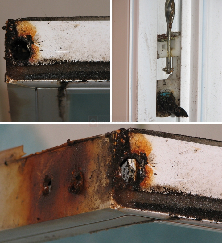 User submitted photos of window hardware.