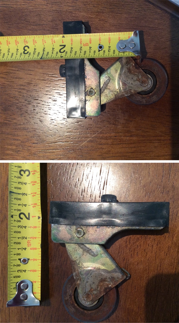 Sliding screen door roller