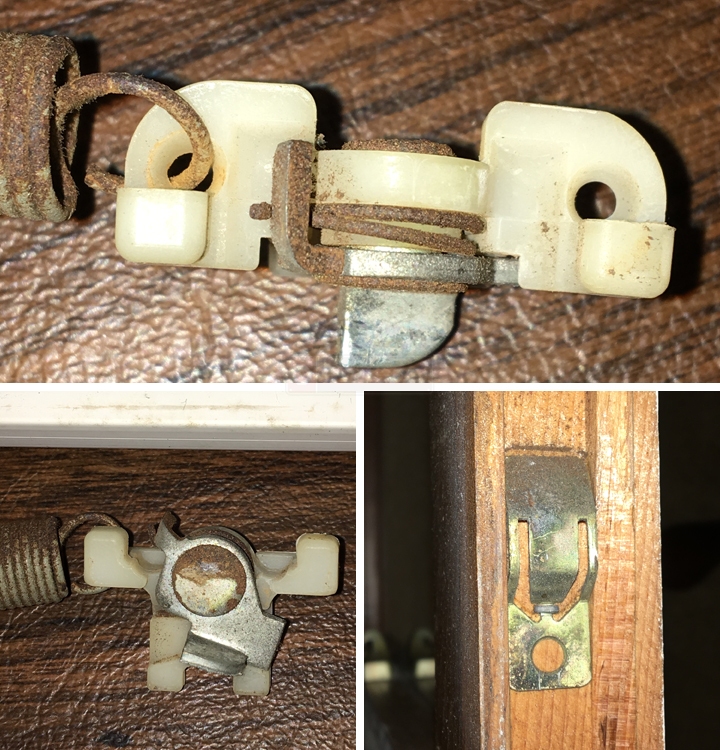 User submitted photos of window hardware.