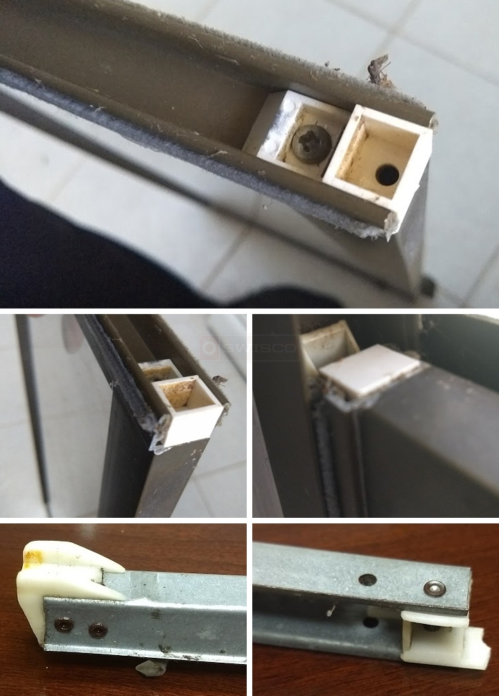 User submitted photos of window hardware.